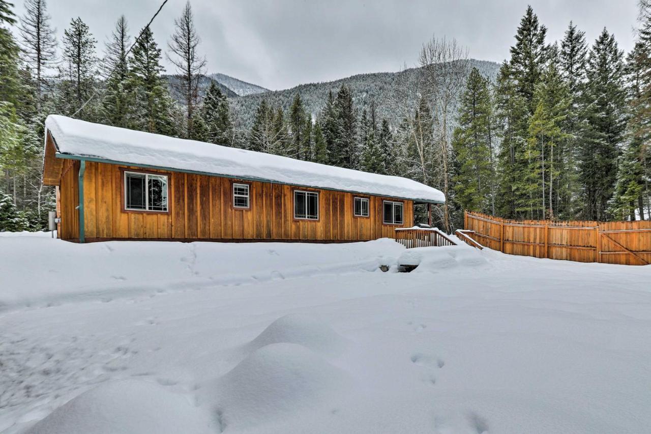 Hungry Horse Cabin Deck, Fire Pit, Near Glacier! Εξωτερικό φωτογραφία